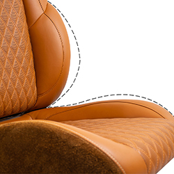 Sitze inkl. Kopfstützen (orig. Design) Mehr Seitenhalt