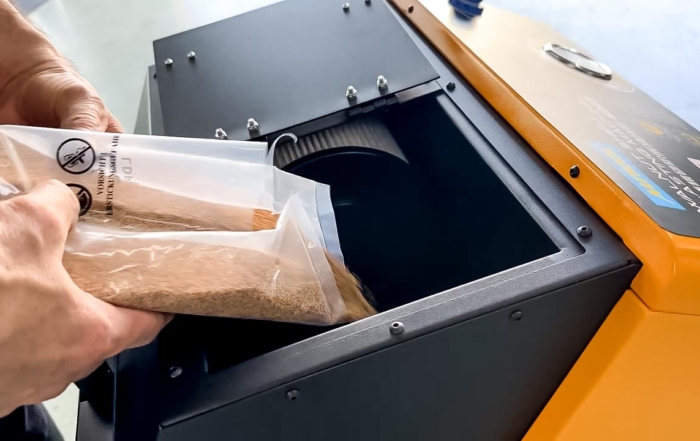 Nussschallreiniger auffüllung